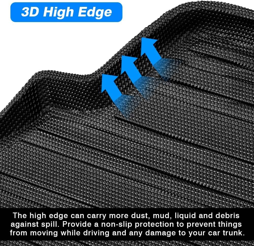 Black Pack of 2 Cargo Mat for Toyota Highlander S1402